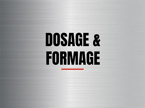 image illustrative catégorie dosage & formage